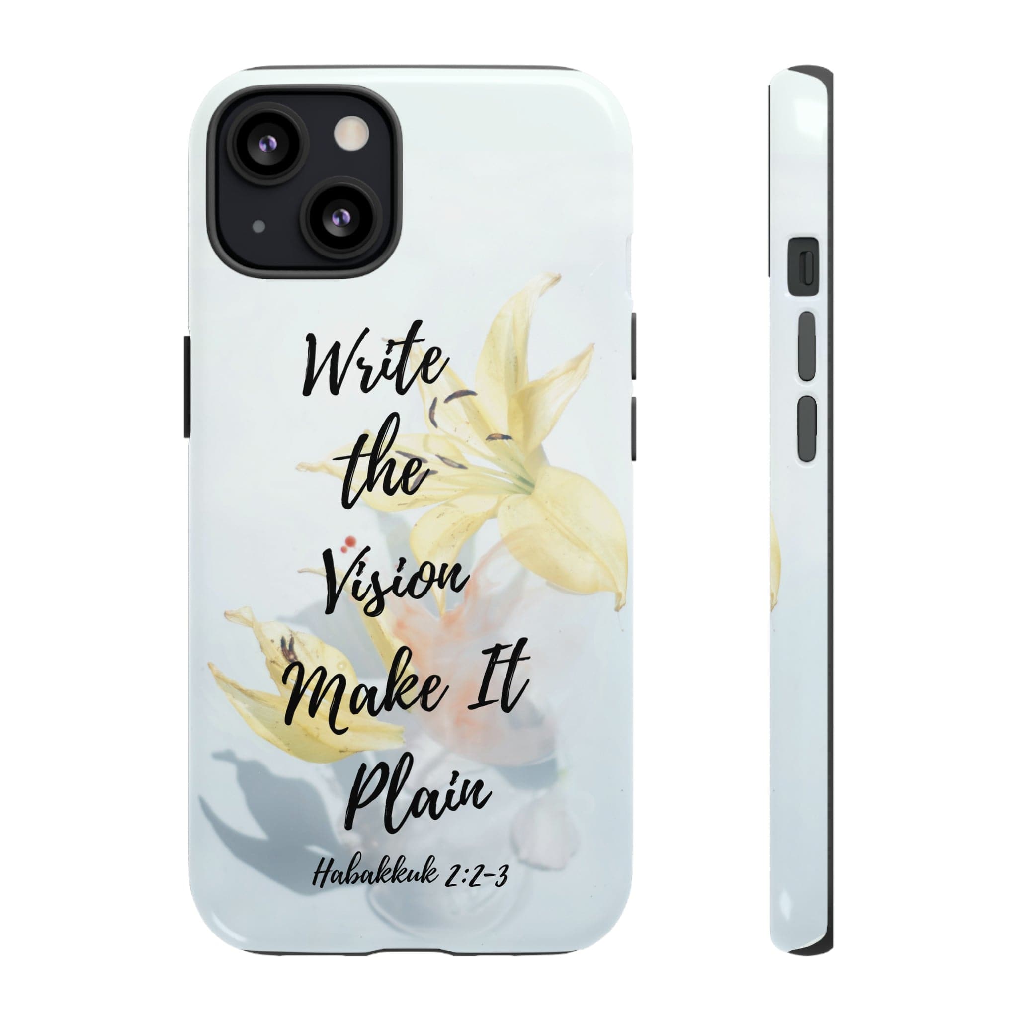 Write the Vision Christian Phone Case Wrighteous Wear