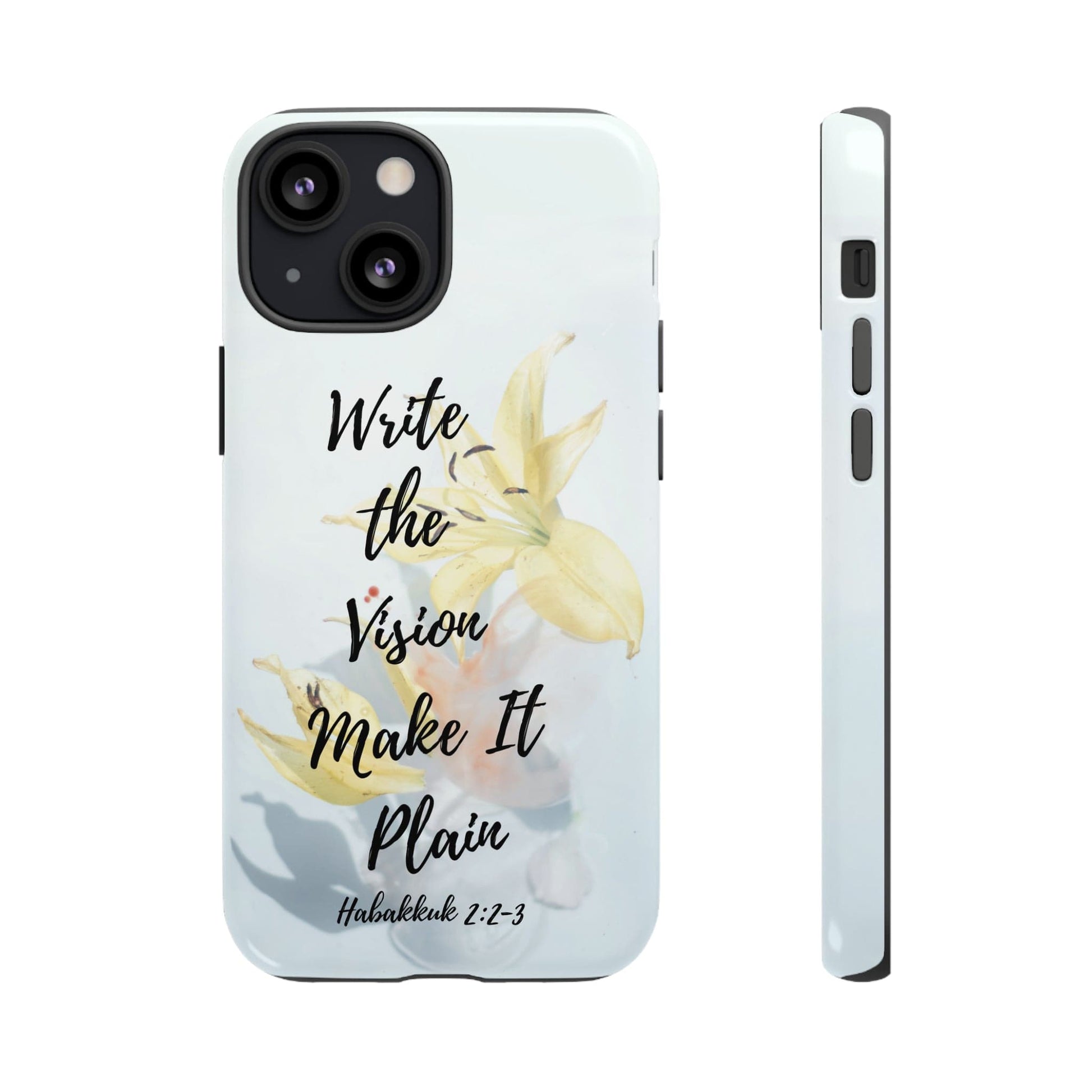 Printify Phone Case Write the Vision Christian Phone Case